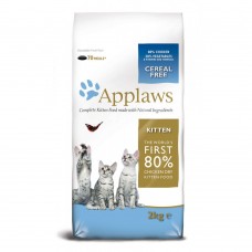 Applaws Chicken Kitten Cat - пълноценна храна с пилешко месо, за котки от 1 до 12 месечна възраст 2 кг.